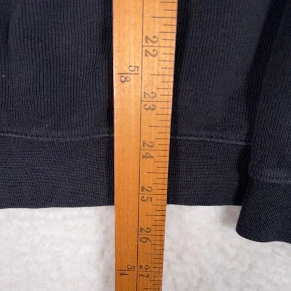 Cutter & Buck 1/4 Zip Pullover Sweater Mens Medium Black Warm Fall Winter